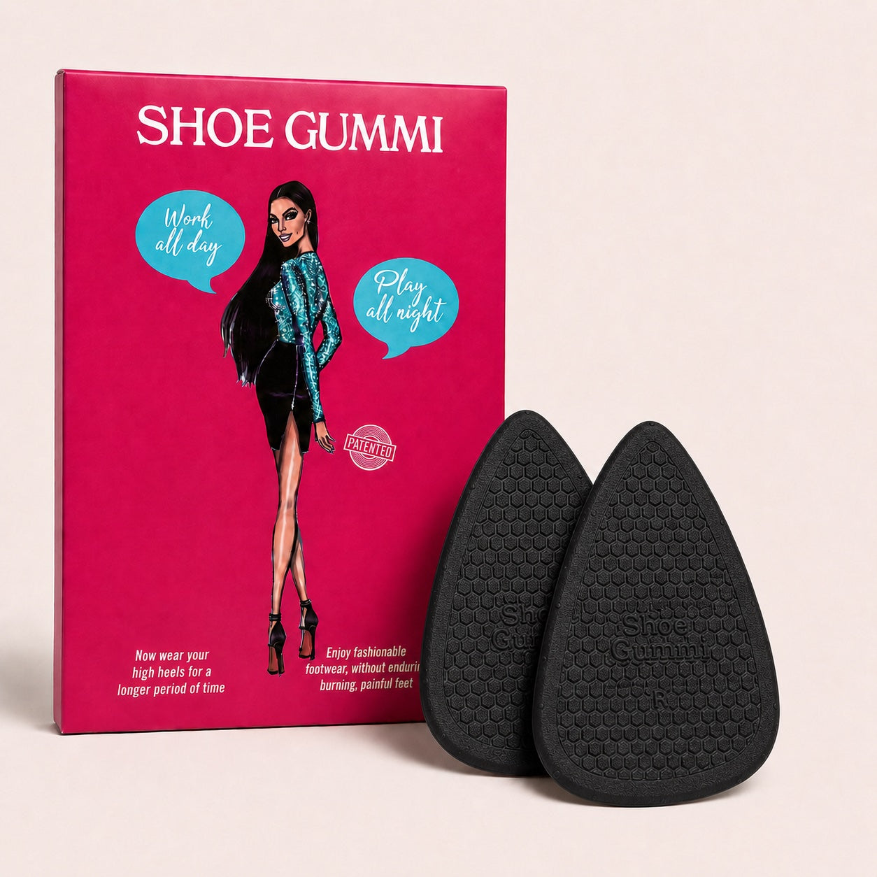 SHOE GUMMI POINTED