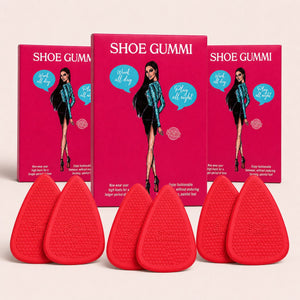 SHOE GUMMI POINTED RED