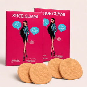 SHOE GUMMI ROUND TAN
