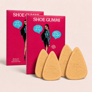 SHOE GUMMI POINTED TAN